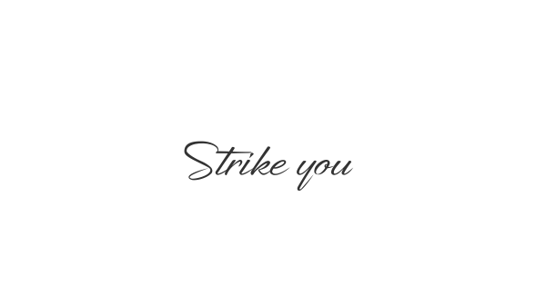 Strike your Path font thumb